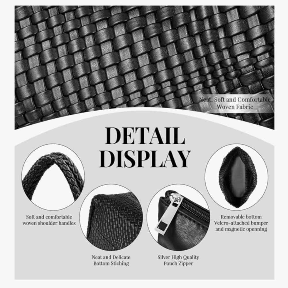 Woven Shoulder Bag - Picture 7 of 13